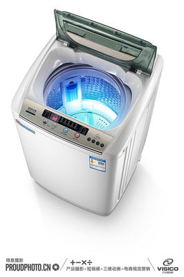 得意攝影家電器產(chǎn)品精修長(zhǎng)虹洗衣機(jī)